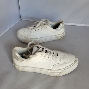 Blowfish Malibu Women's Shoes Sneakers White Leather Size 7.5